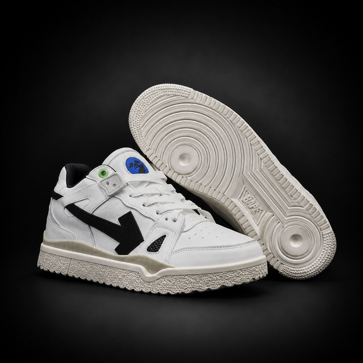Off-White Out Of Office White Black Blue
