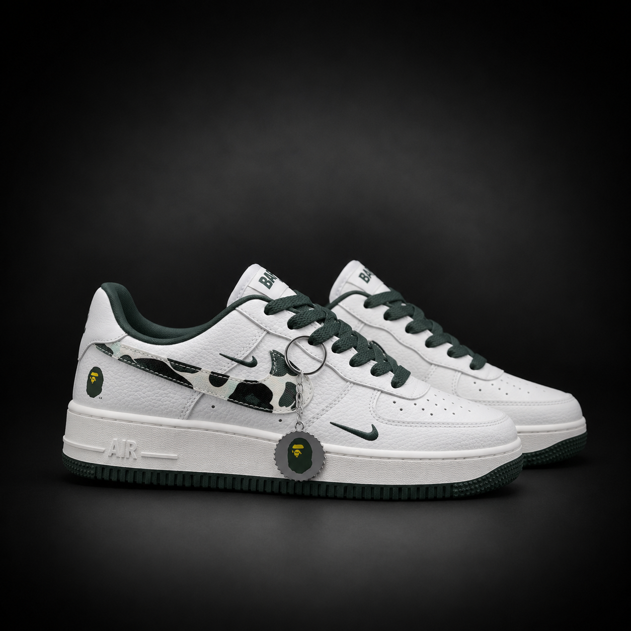 Nike Air Force 1 Bape Camo White Green