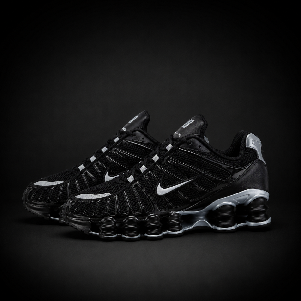Nike Shox TL Black Silver White