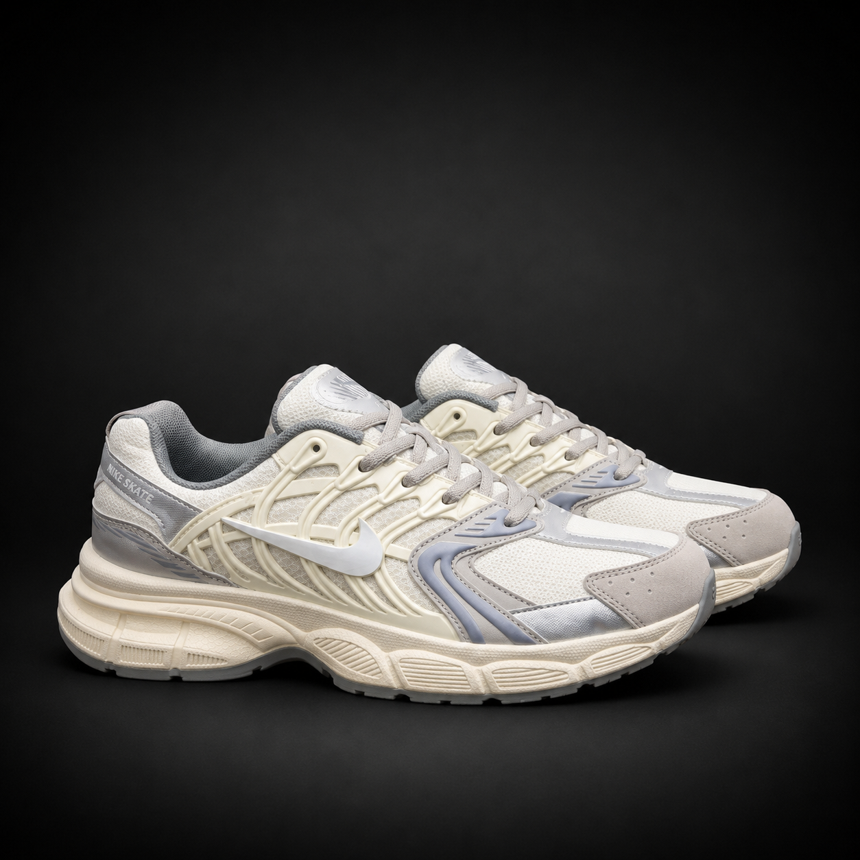 Nike P-6000 White Silver Grey