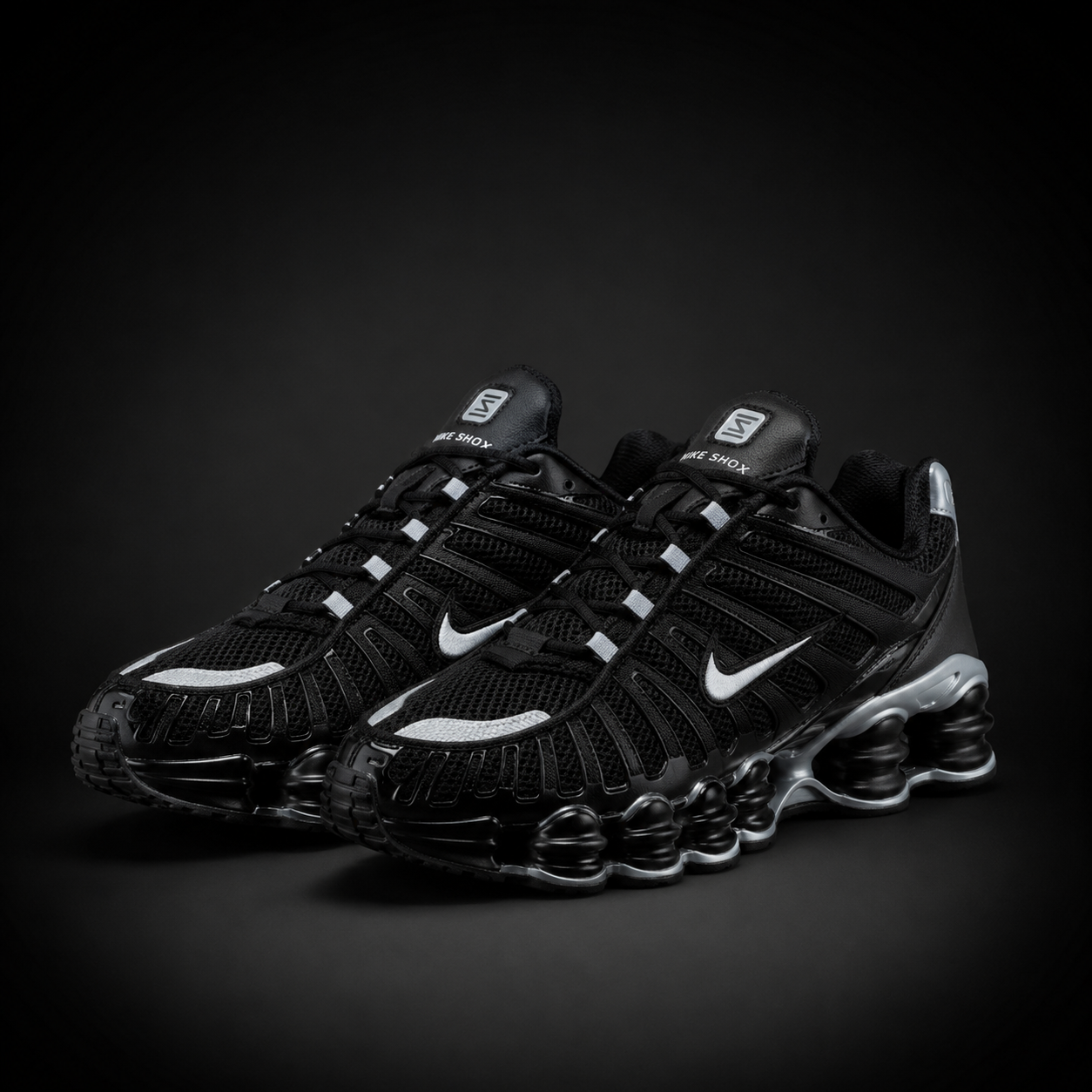 Nike Shox TL Black Silver White