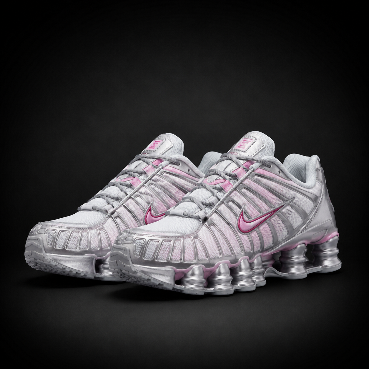 Nike Shox TL White Pink Silver