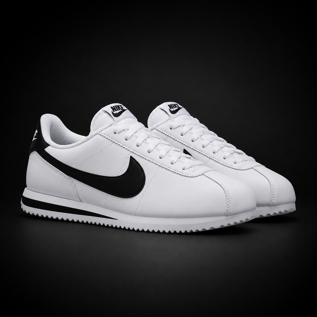 Nike Cortez White Black