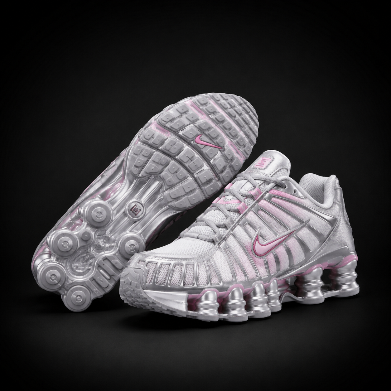 Nike Shox TL White Pink Silver