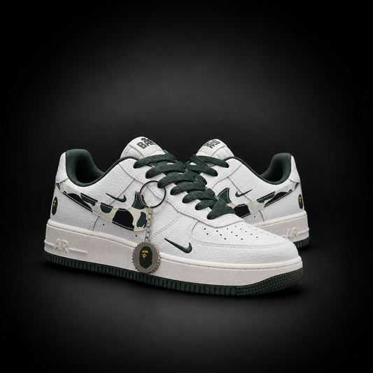 Nike Air Force 1 Bape Camo White Green