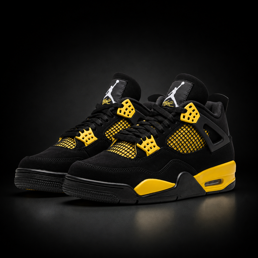Jordan Retro 4 NegroAmarillo