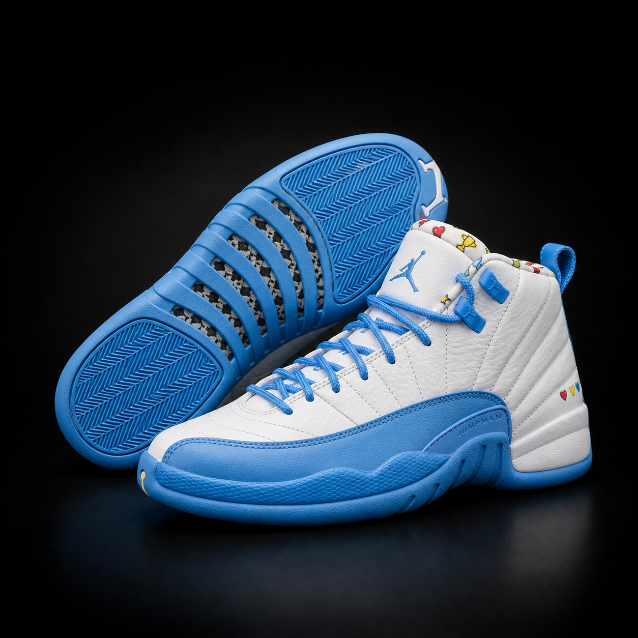 Jordan Retro 12 BlancoAzulcielo