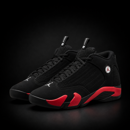 Jordan 14 NegroRojo