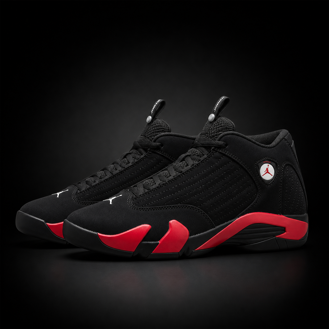 Jordan 14 NegroRojo