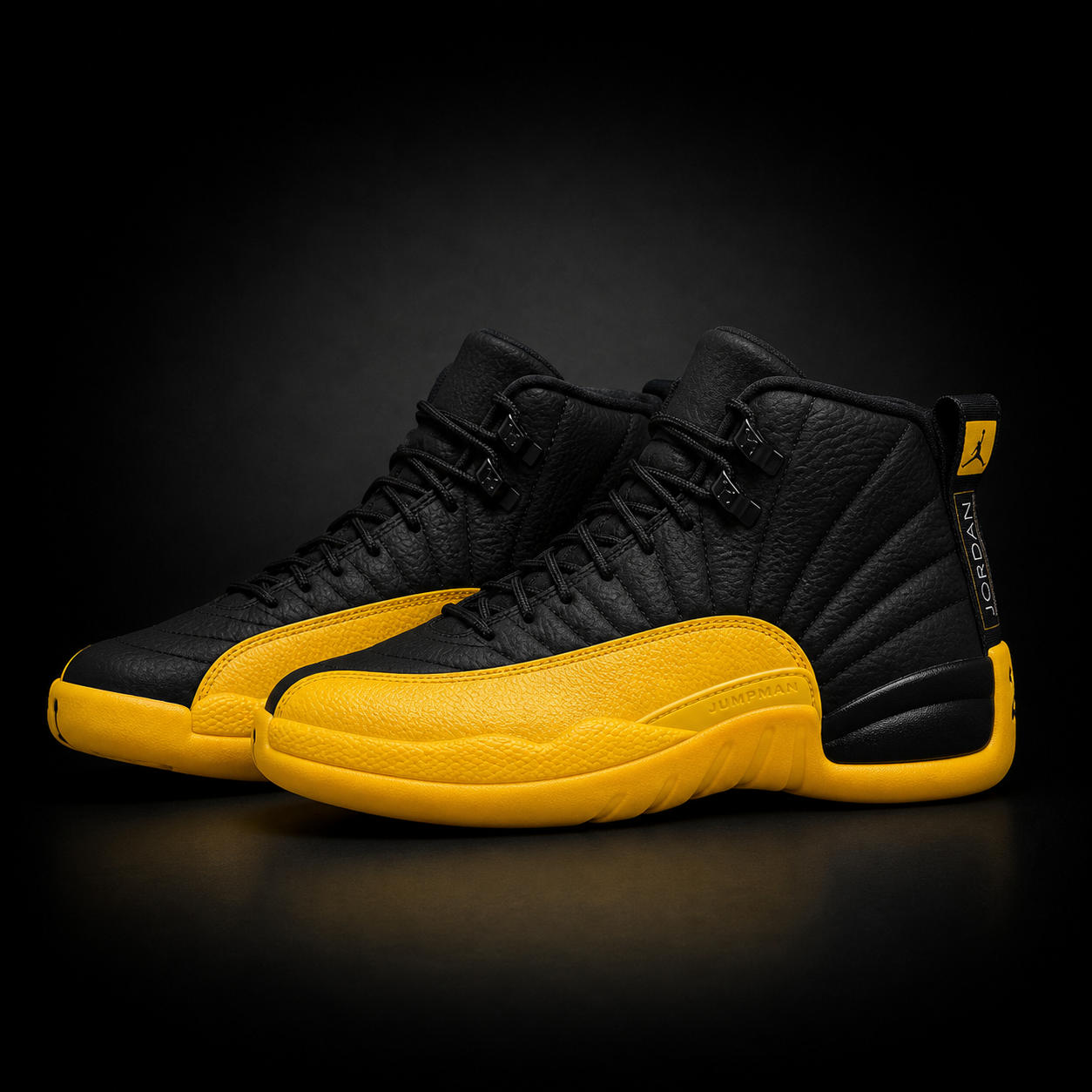 Jordan Retro 12 NegroAmarillo