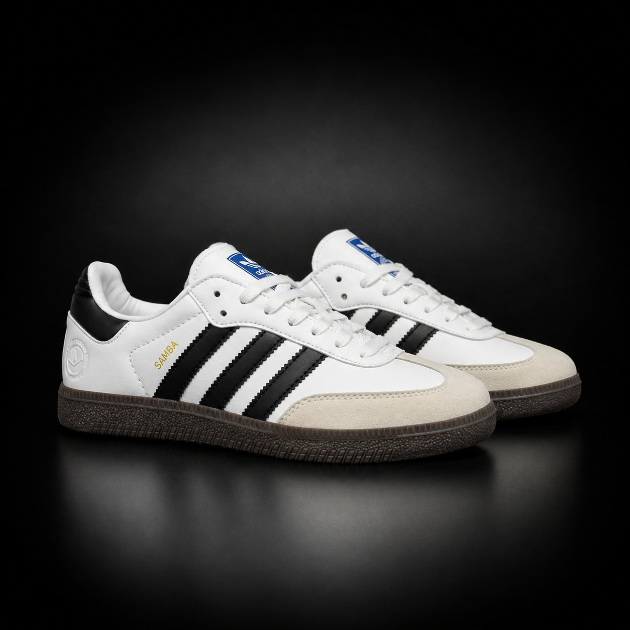 Adidas Samba Blanco Suela Negro