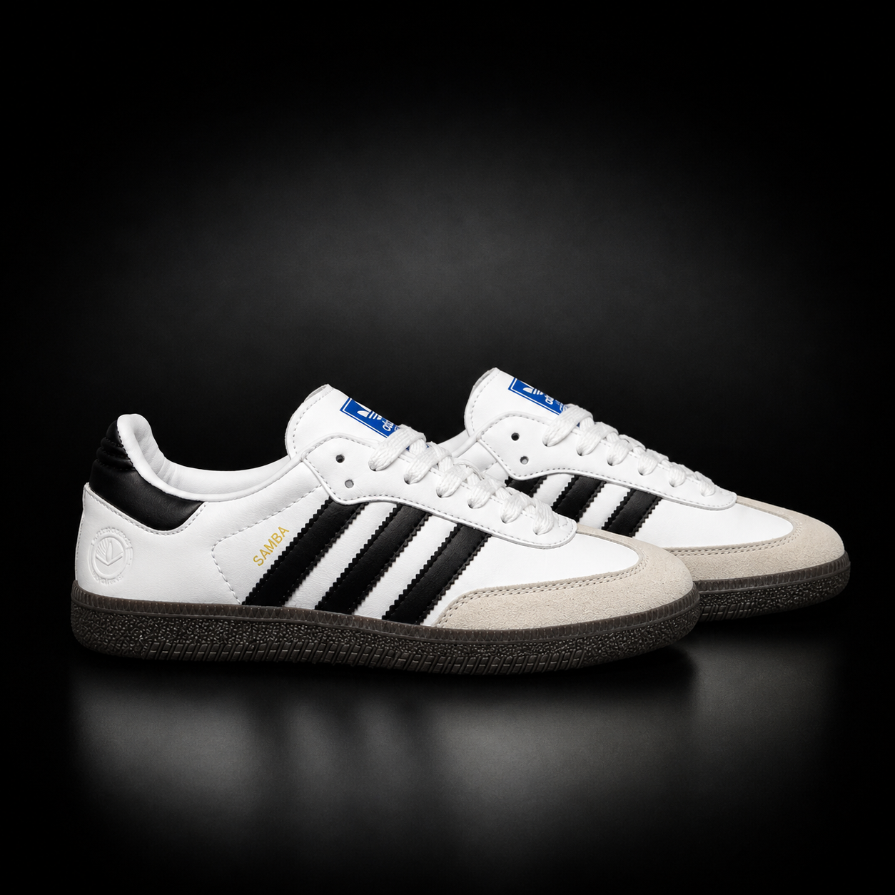Adidas Samba Blanco Suela Negro