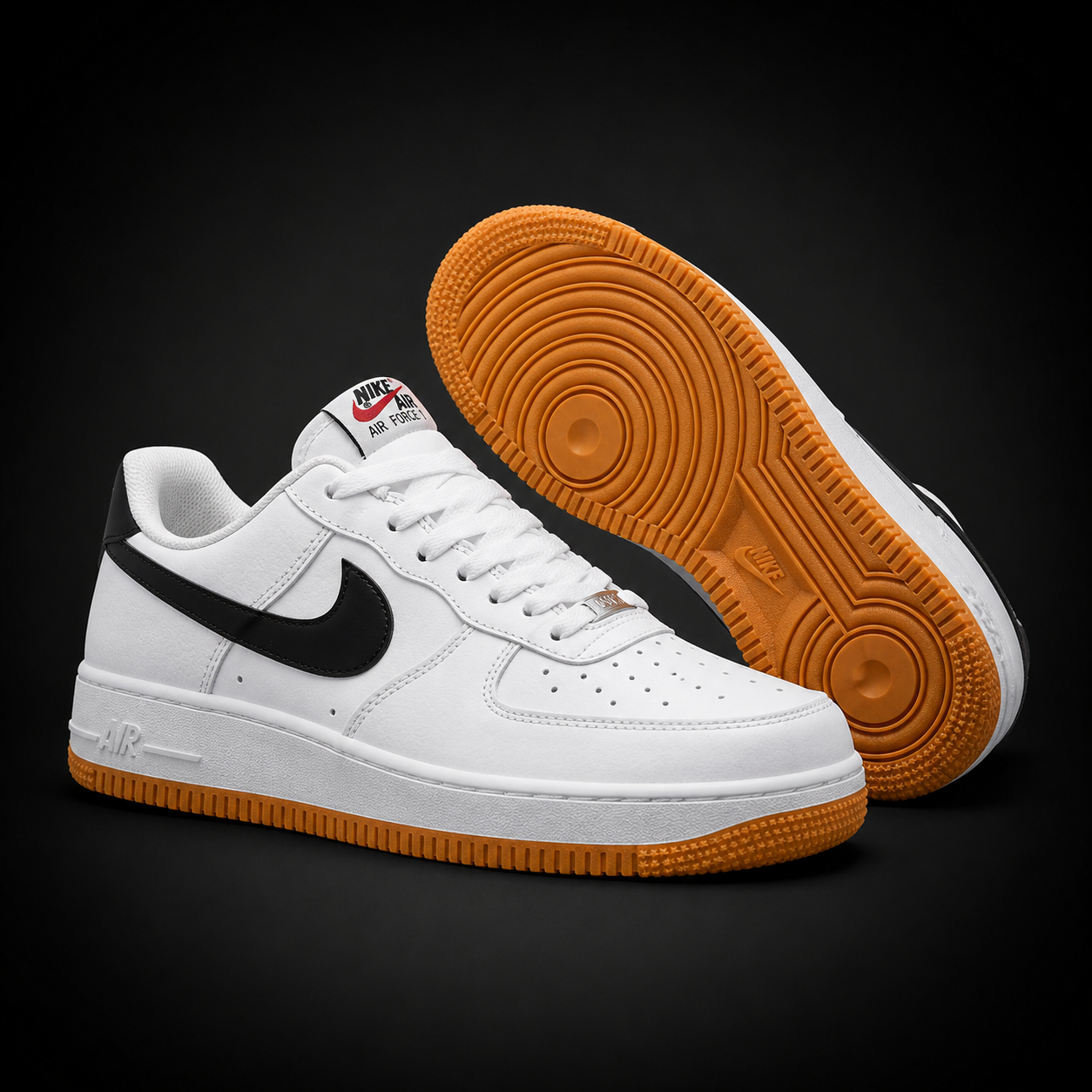 Air Forse One Blanco chulo Negro