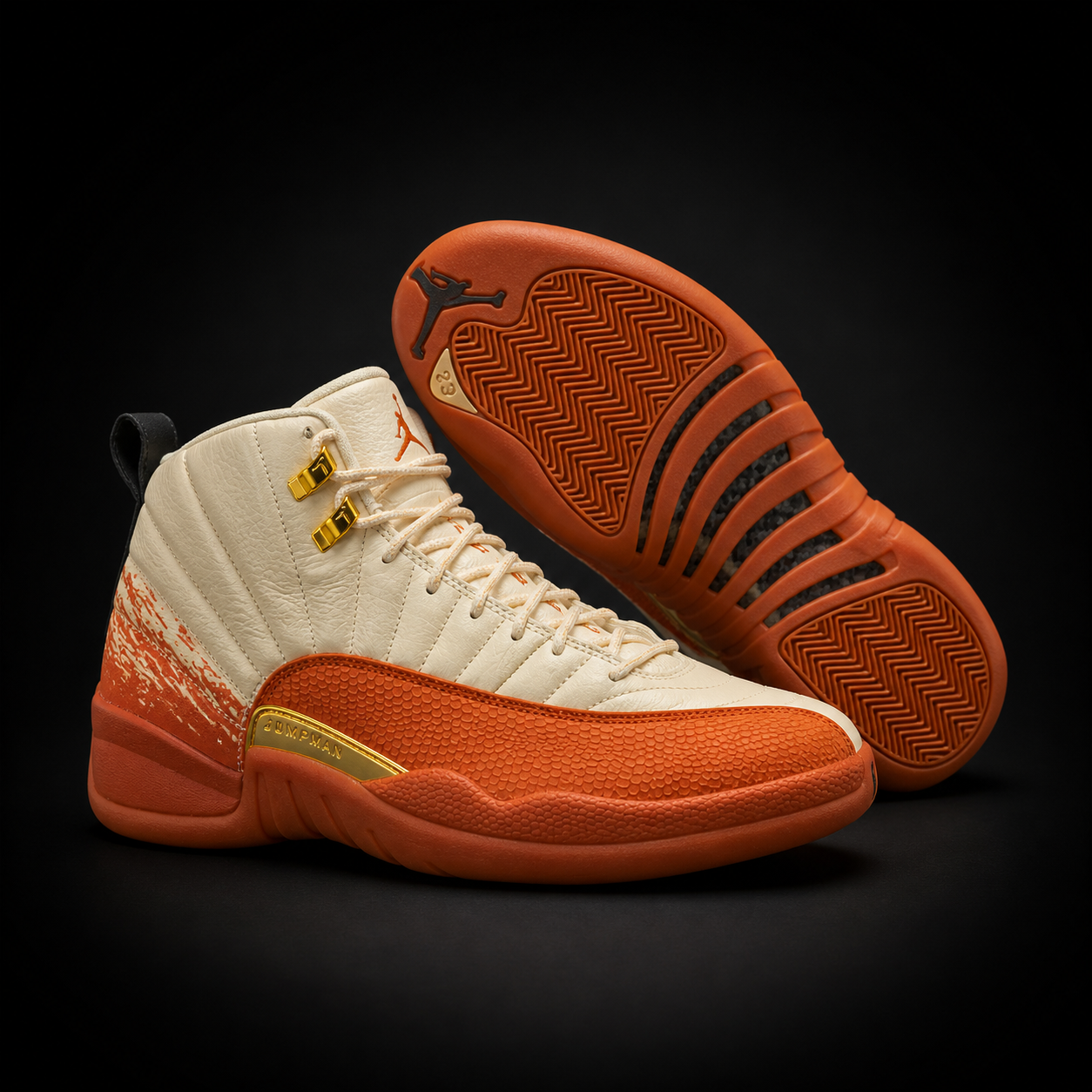 Jordan Retro 12 BeigeNaranja
