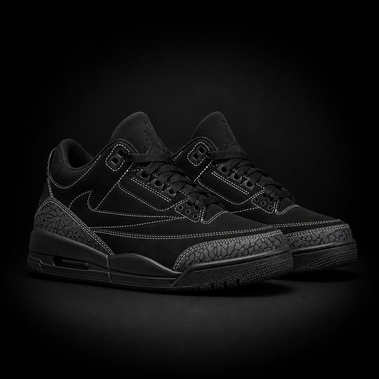 Jordan Retro 3 Travis Negro