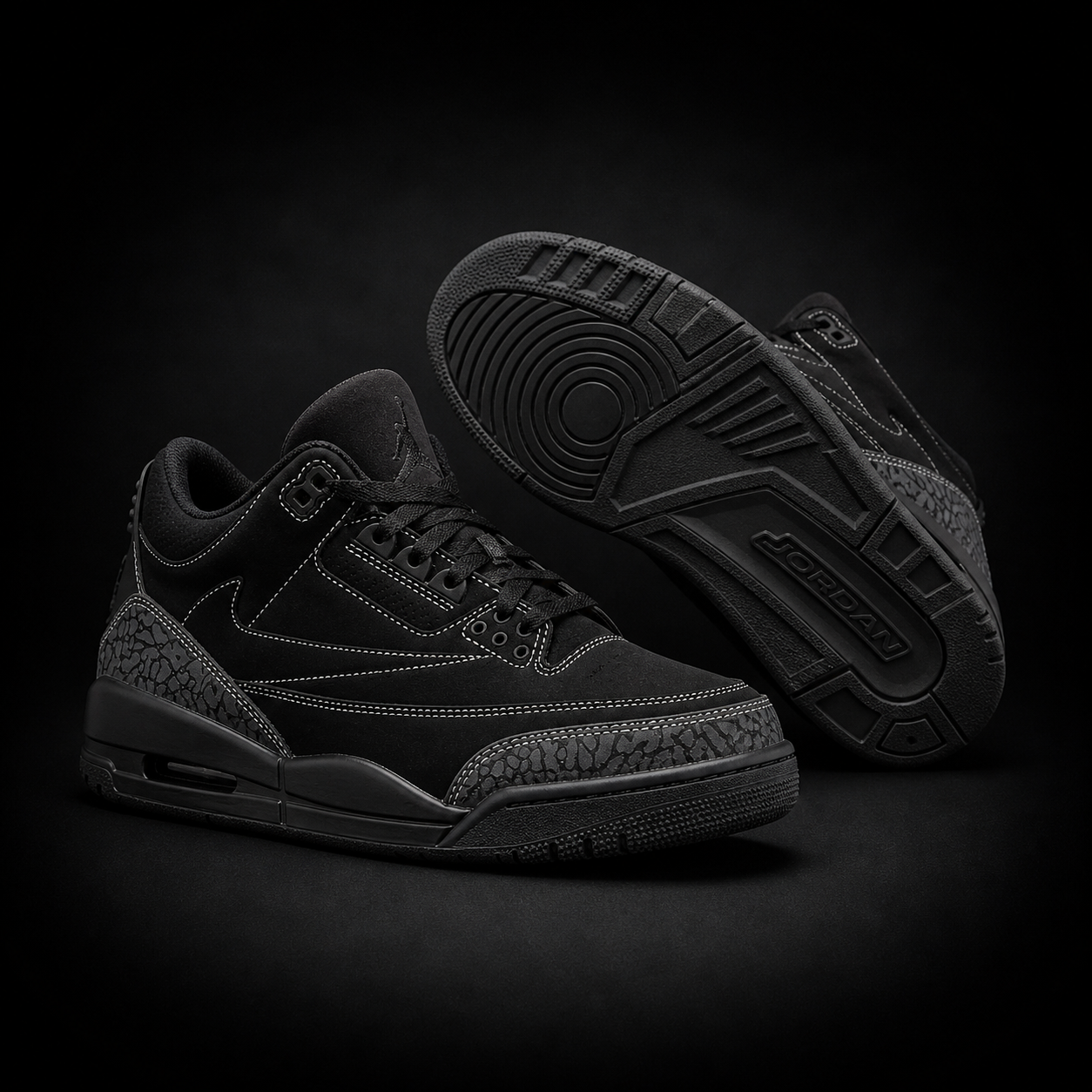 Jordan Retro 3 Travis Negro