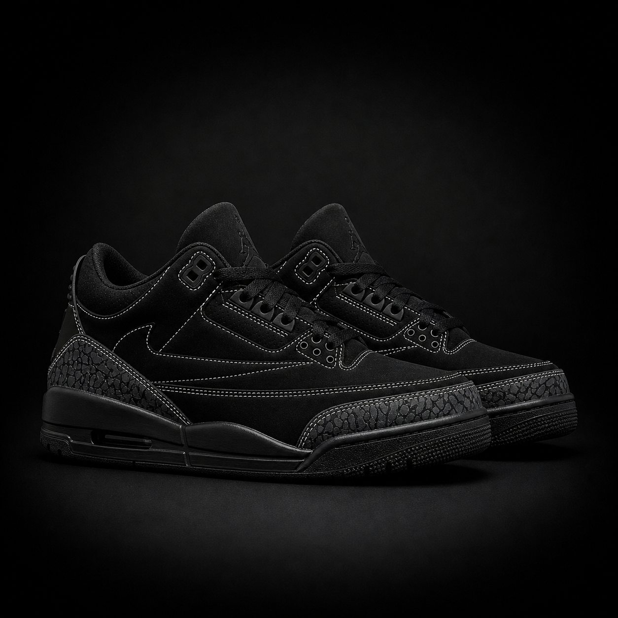 Jordan Retro 3 Travis Negro