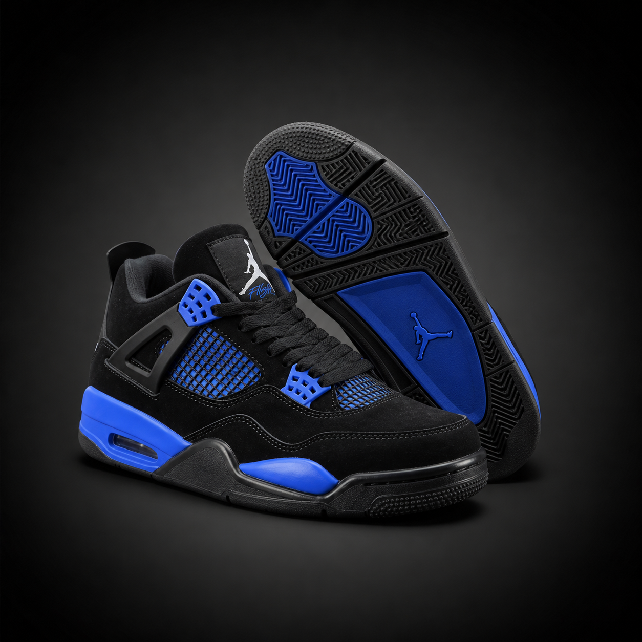 Jordan Retro 4 NegroAzul