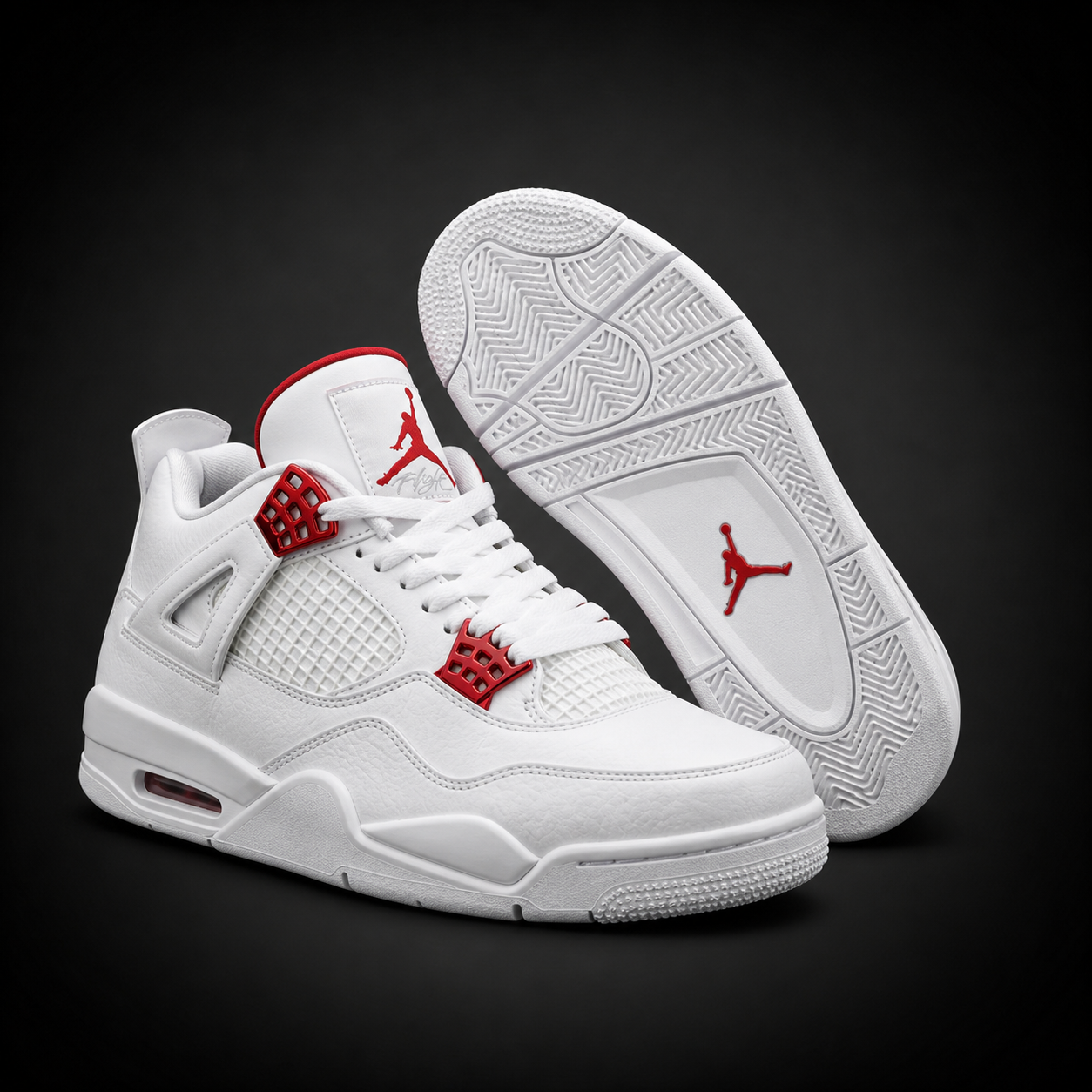 Jordan Retro 4 BlancoRojo
