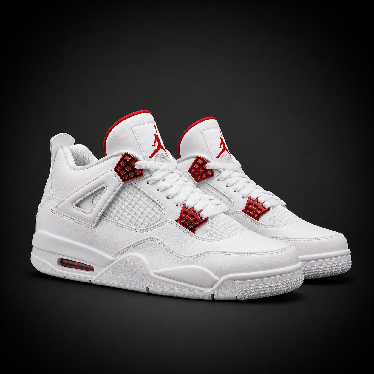 Jordan Retro 4 BlancoRojo