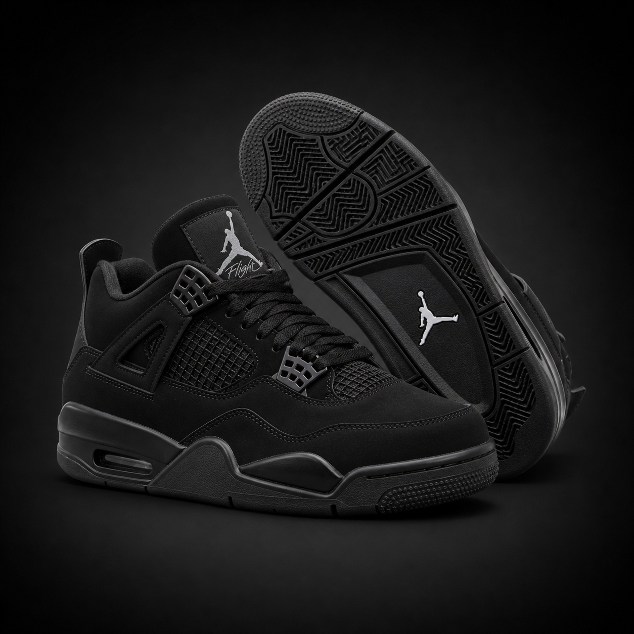 Jordan Retro 4 Negro