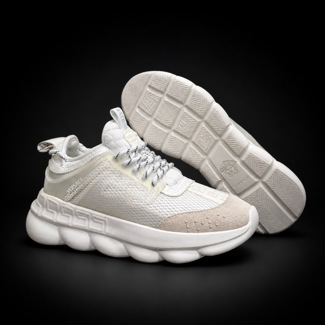 Versace Chain Blanco