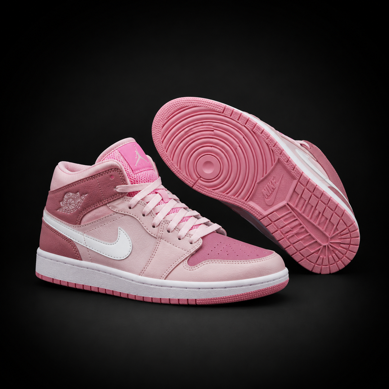 Nike Force 1 Bota Rosada