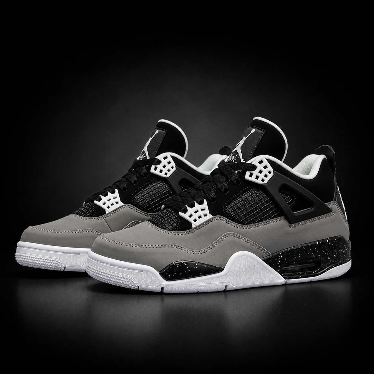 Jordan Retro 4 NegroGris
