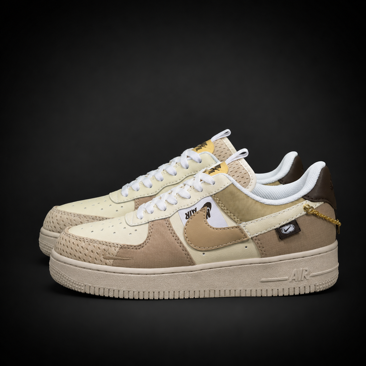 Nike Air Force 1 Low Beige Brown White
